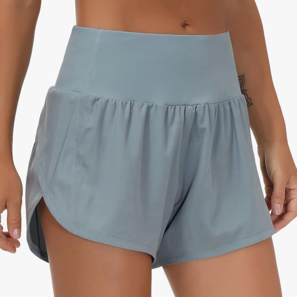 The Gym People Denim Blue Shorts
